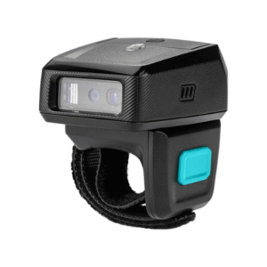 NETUM Bluetooth 2D QR Ring Barcode Scanner, Wearable Mini Bar Code Reader with Charging Cradle and Built-in Memory, Fast and Precise scanning - RS9000