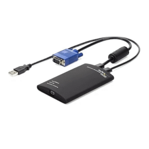 StarTech.com Portable Laptop Crash Cart Adapter for Server Management, USB/VGA KVM Console, Windows/Linux/MacOS - TAA