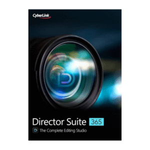 CyberLink Director Suite 365 DVD and Download Code, Video Editing, Full Version, Retail Box, Mac OS Windows, Users